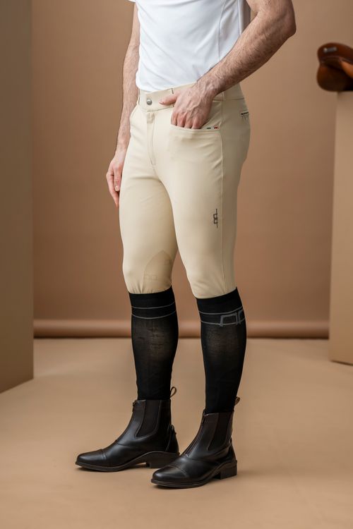 BARN BUSTER: Alessandro Albanese Men's Vico Breeches - 32 - Beige