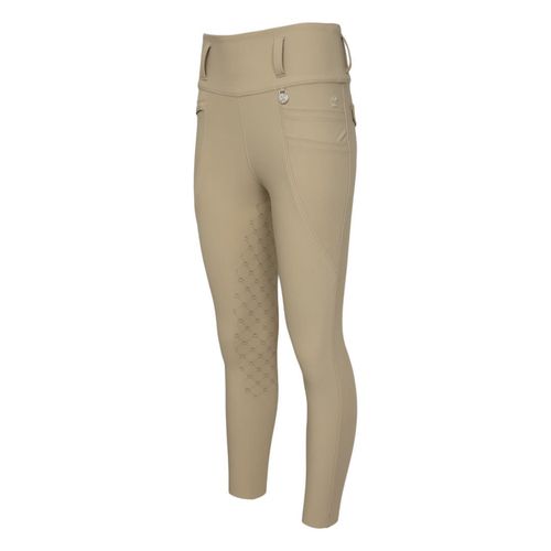 BARN BUSTER: Dapplebay Women's Winter Essential Full Seat Tights - X Small - Tan