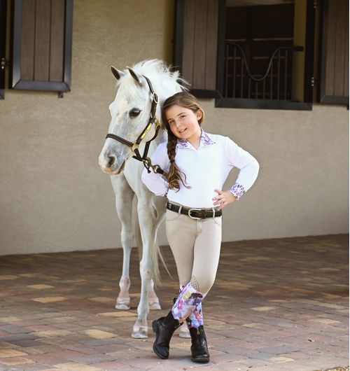 BARN BUSTER: Ovation Kids' Energy Zip Front Paddock Boot - 37 - Black