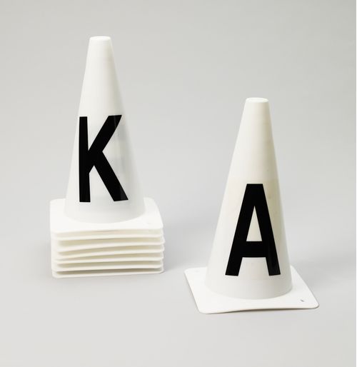 OVERSTOCK: Equi-Essentials Dressage Cones Set of Four (PRVS) - One Size - White