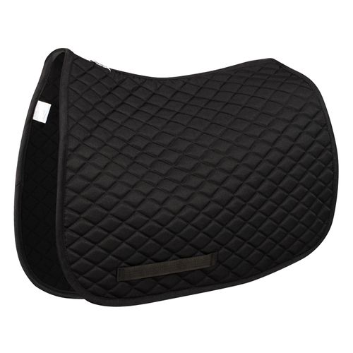 SALE RACK: TuffRider Basic All Purpose Saddle Pad - One Size - Black