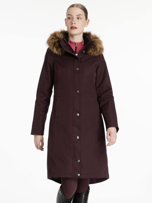 LeMieux Women's Anya Waterproof Riding Coat - Damson