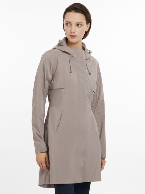 LeMieux Women's Grace Long Rain Jacket - Pecan