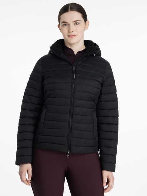 LeMieux Women's Rose Hooded Puffer Jacket - Black