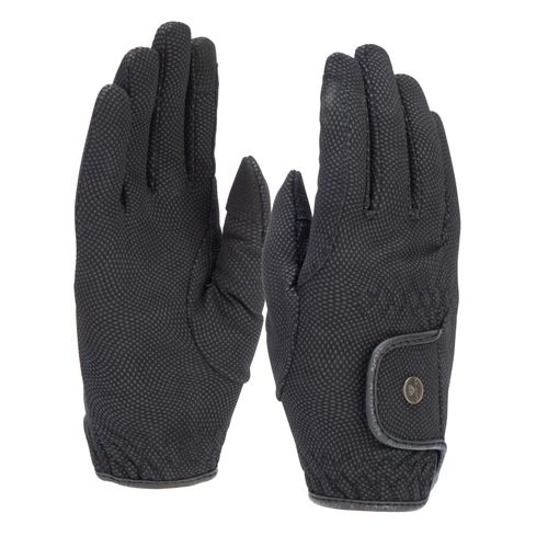 Shires Aubrion Unity FlexFit Riding Gloves - Black
