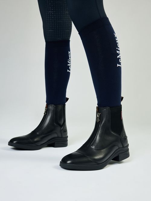 LeMieux Kids' Junior Zip Paddock Boots - Black
