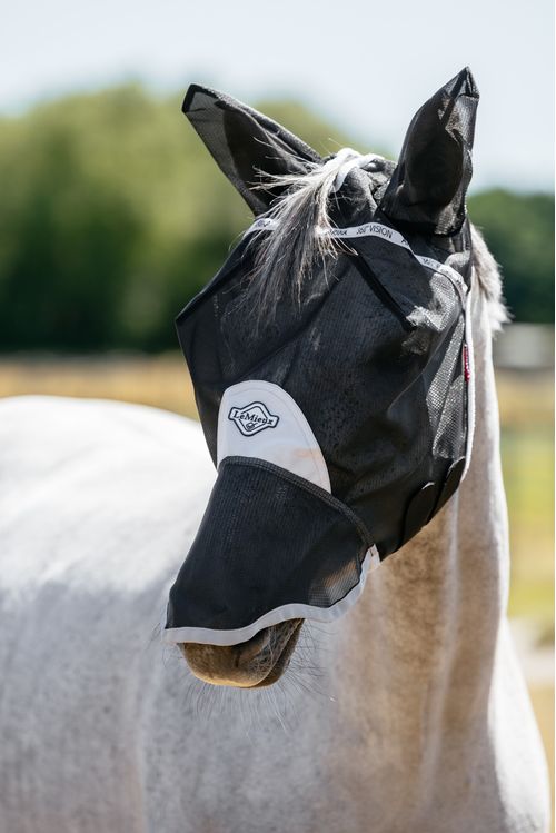 LeMieux 360 Vision Full Fly Mask - Grey
