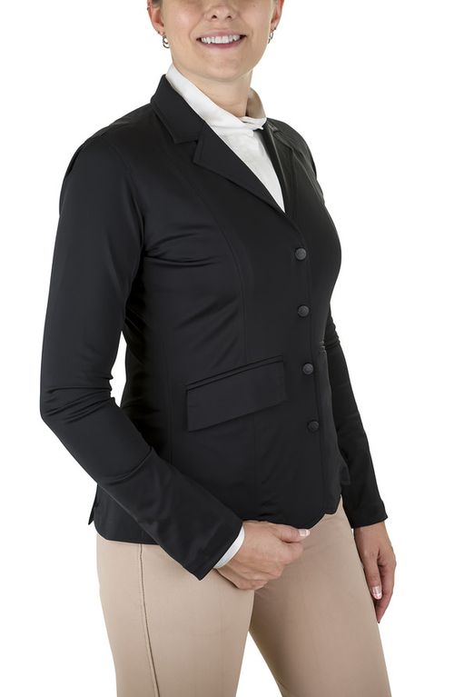 OVERSTOCK: Equine Couture Women's Ultra Light Show Coat - XX Large - Black