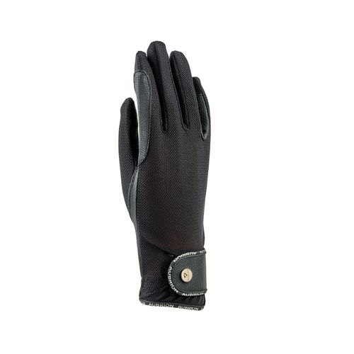 OVERSTOCK: Shires Aubrion Kids' Aero Flexfit Riding Gloves - X Large - Black