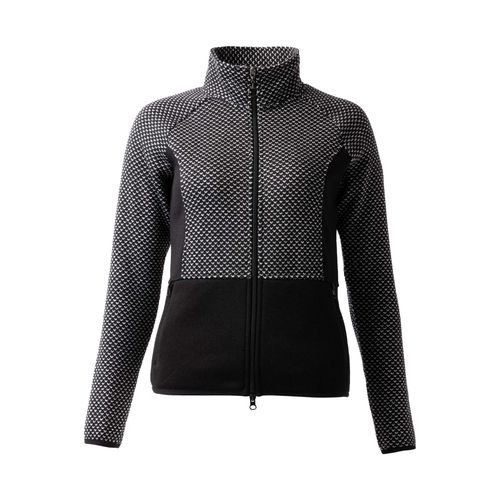 SALE RACK: Horze Women's Neve Fleece Knit Jacket - EU 32/US 2 - Caviar