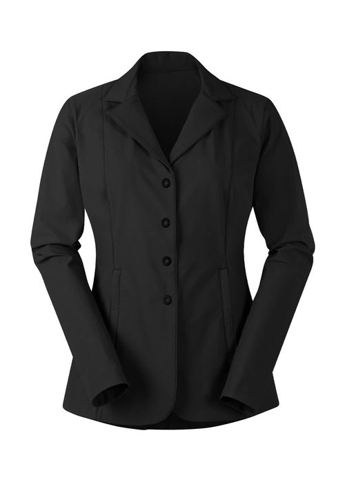 BARN BUSTER: Kerrits Women's Stretch Competitor Koat 4 Snap - Small Petite - Black
