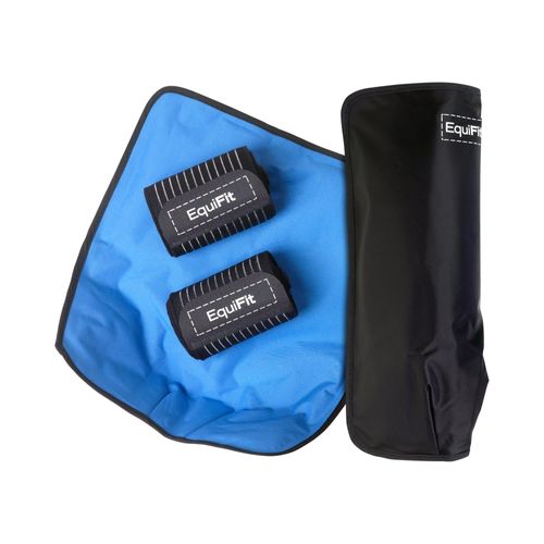 EquiFit Hot/Cold Therapy Tendon Pak w/Elastic Wrap - Black