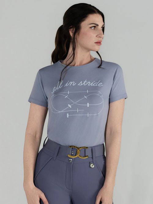 Dapplebay Women's Tee Shirt - All In Stride Moonrise