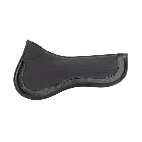 EquiFit ImpacTeq Half Pad - Black/Black Ostrich