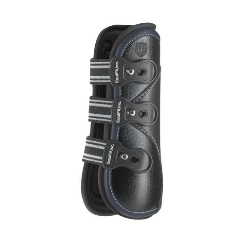 EquiFit D-Teq Front Boot w/ImpacTeq - Black Ostrich/Black