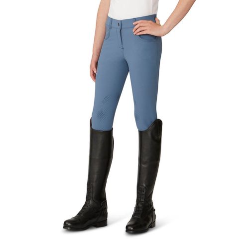 OVERSTOCK: Ovation Women's Signature Bellissima II GripTec Knee Patch Breeches - 36 Regular - Indigo