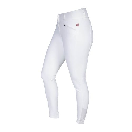 SALE RACK: Back on Track Women's Katie Full Seat Breeches - 6 - White