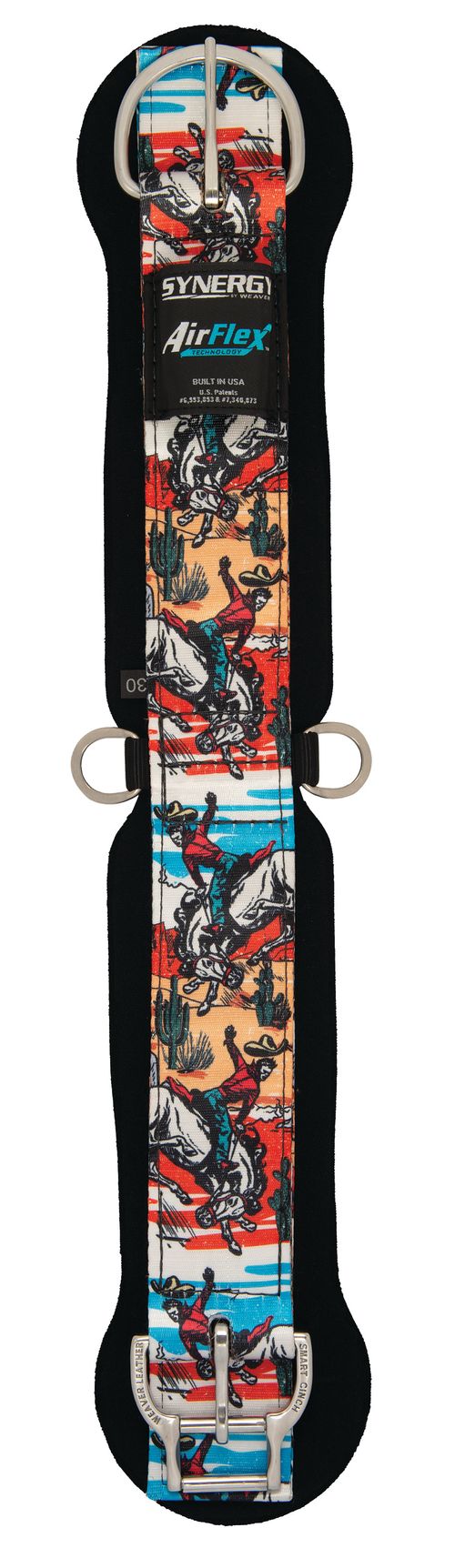 Weaver Synergy AirFlex Straight Cinch w/Roll Snug Buckle - Print