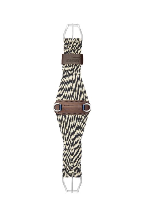 Weaver Synergy 100% Mohair 27-Strand Roper Cinch - Navy/Natural