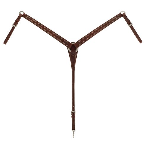 Weaver Stockman Tapered Breast Collar - Canyon Rose