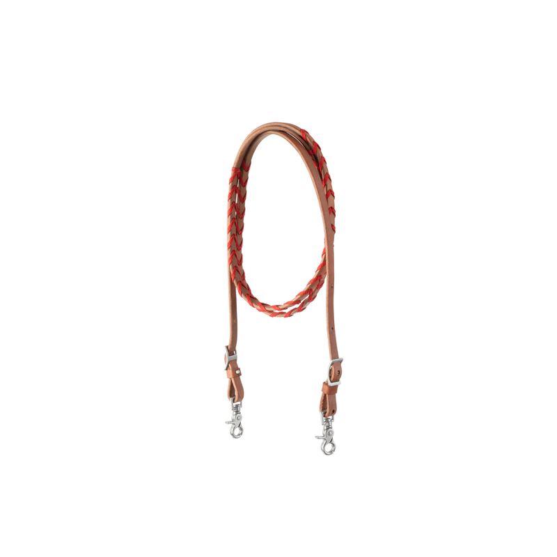 Weaver Laced Barrel Reins - Thumbnail 4