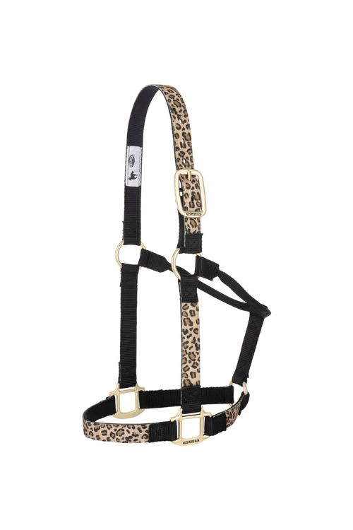 Weaver Patterned Non-Adjustable Halter - Leopard