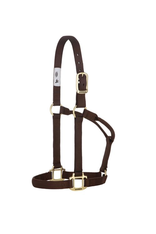 Weaver Original Non-Adjustable Halter - Brown