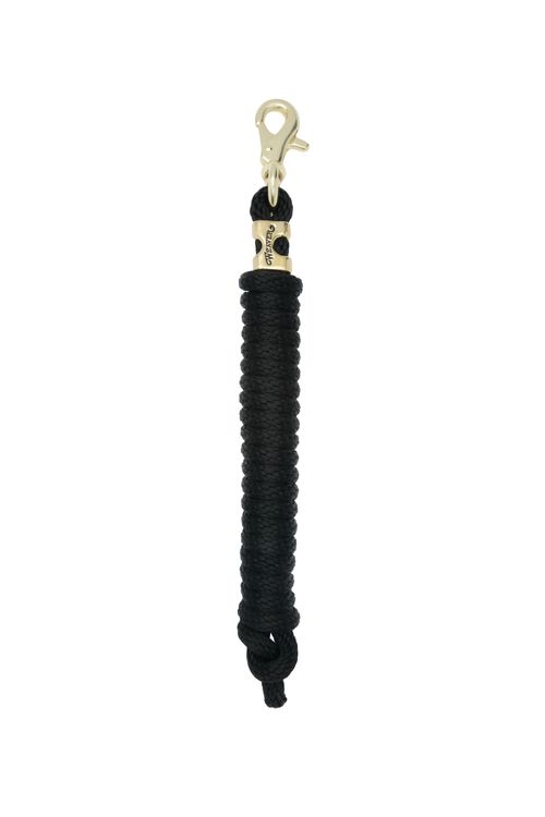 Weaver Poly lead Rope w/Brass Plated Trigger Snap - Black