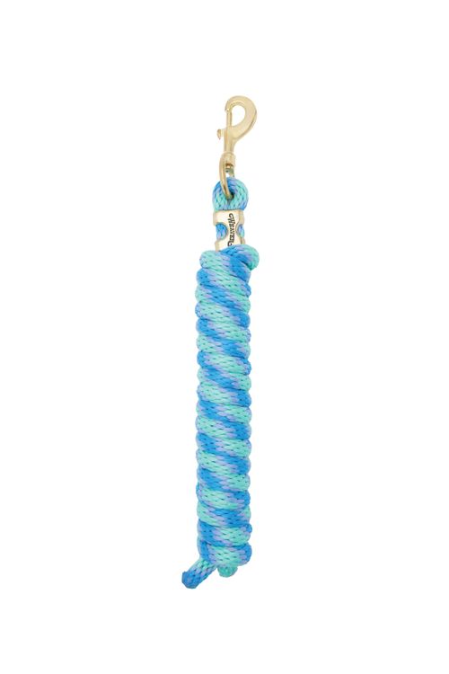 Weaver Poly Lead Rope w/Solid Brass Snap - Mint/Lavender/French Blue