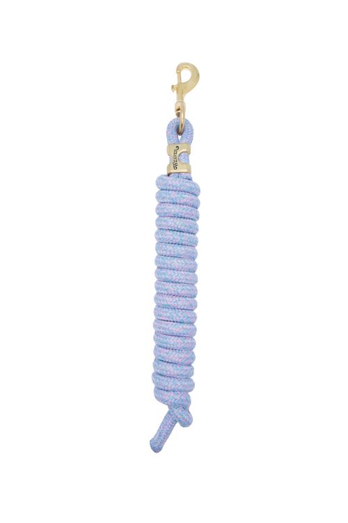 Weaver Poly Lead Rope w/Solid Brass Snap - Light Purple/Light Blue/Light Green
