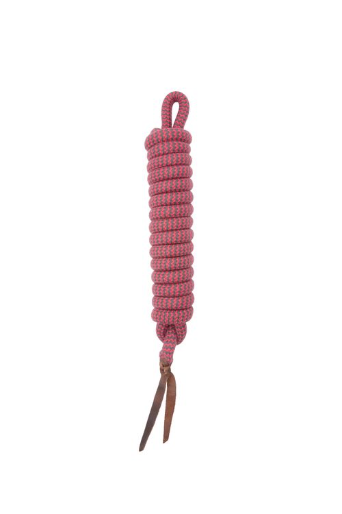 Weaver Pima Cotton Lead - Strawberry/Charcoal
