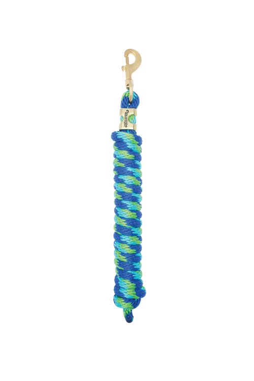 Weaver Poly Lead Rope w/Solid Brass Snap - Dazzling Blue/Turquoise/Green