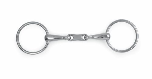 OVERSTOCK: Shires French Link Loose Ring Snaffle Bit - 5in
