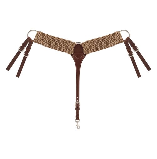Weaver EcoLuxe Bamboo Roper Breast Collar - Tan/Brown