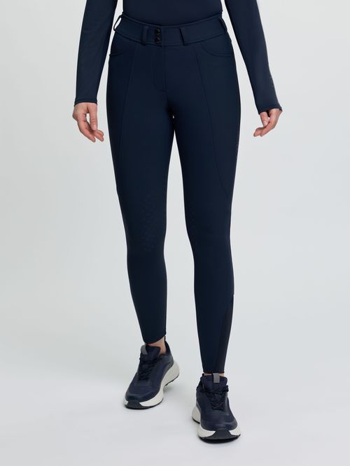 LeMieux Women's Brilliance Knee Grip Breeches - Navy