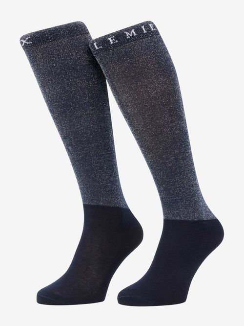 LeMieux Brilliance Competition Socks - Navy