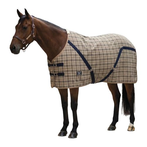 TuffRider Authentic Stable Sheet w/Durable Check Fabric - Black/Beige