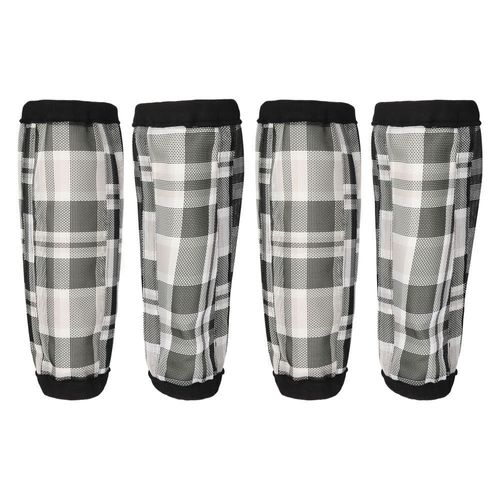 TuffRider StableShield Textilene Fly Boots Set of Four - Black