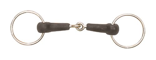 SALE RACK: Centaur Jointed Soft Rubber Loose Ring - 5.5in - Stainless Steel