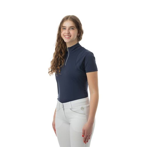 BARN BUSTER: Equinavia Women's Selma NordicAir Short Sleeve Sun Shirt - Large - Navy
