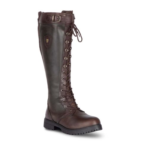 BARN BUSTER: Shires Moretta Women's Teramo Lace Country Boots - 9 Regular Regular - Dark Brown