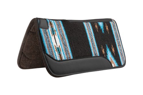 Weaver Single Weave Pony Saddle Pad - Black/Blue