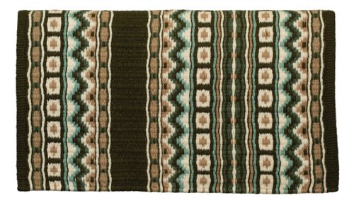Weaver New Zealand Wool Show Blanket - Olive/Sand/Cream