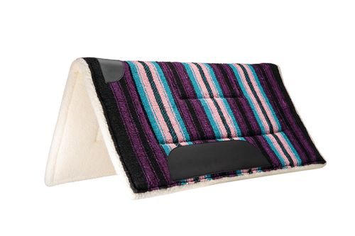 Weaver Acrylic Saddle Pad - Pink/Purple