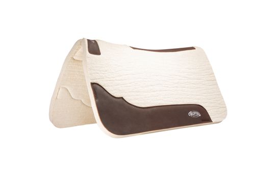Weaver 1" Steam Pressed Merino Wool Felt Saddle Pad - Natural