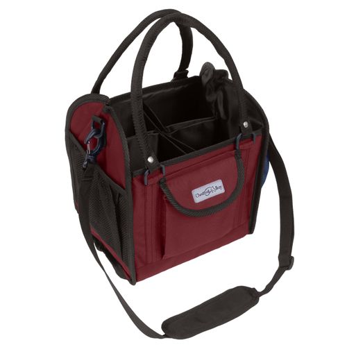 Chestnut Bay Small Collapsible Grooming Tote - Cabernet