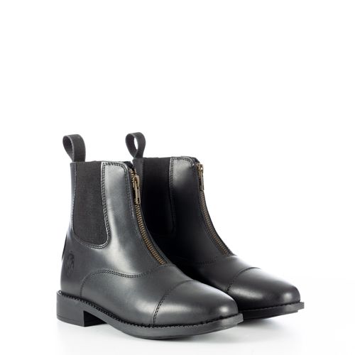 SALE RACK: Equinavia Men's Soren Leather Zip Paddock Boots - 9 - Black
