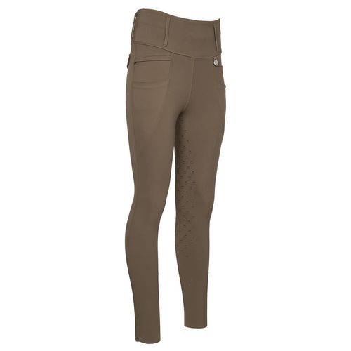 SALE RACK: Dapplebay Women's Essential Silicon Full Seat Tights - X Small - Chestnut