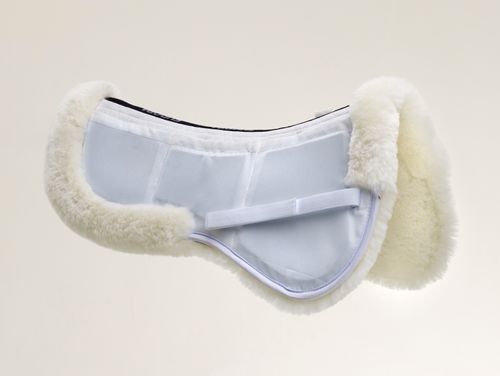 BARN BUSTER: Ovation Europa Six Shim Half Pad - 16.5-17 - White/White