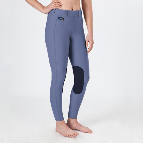 BARN BUSTER: Irideon Kids' Issential Knee Patch Tights - Small - Blueberry